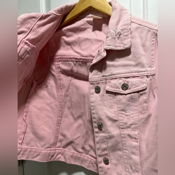 Zara Girls Denim Jacket Size 9 - Picture 4 of 9